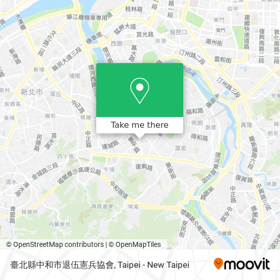 臺北縣中和市退伍憲兵協會 map