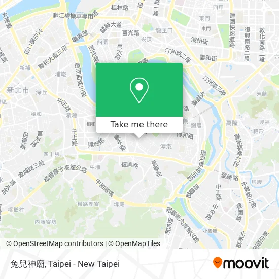 兔兒神廟 map