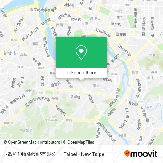 權嵂不動產經紀有限公司地圖