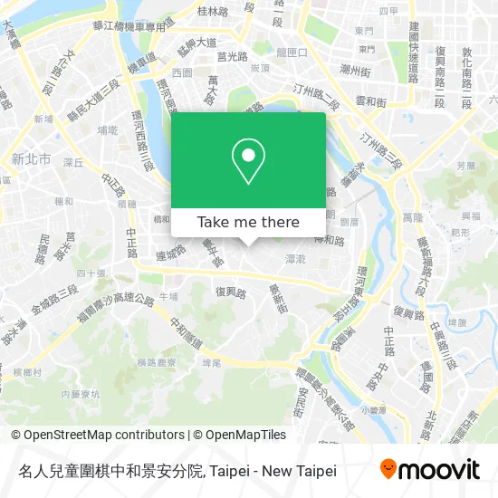 名人兒童圍棋中和景安分院 map