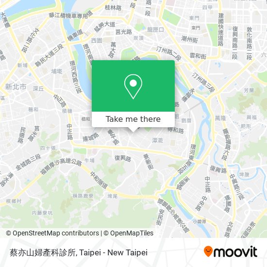 蔡亦山婦產科診所 map