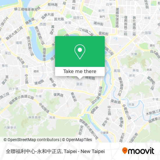 全聯福利中心-永和中正店 map