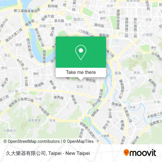 久大樂器有限公司地圖