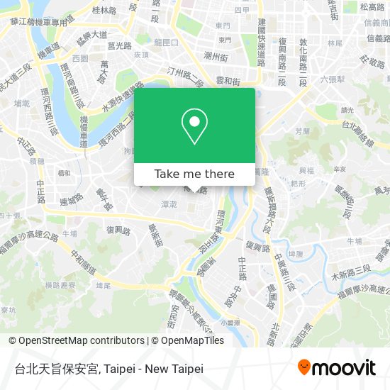 台北天旨保安宮地圖