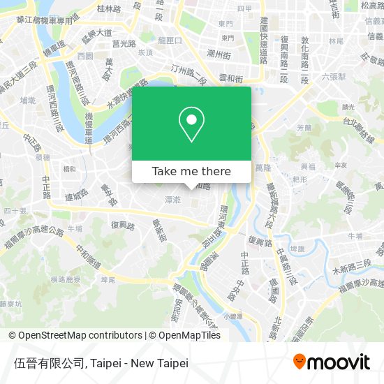 伍晉有限公司 map