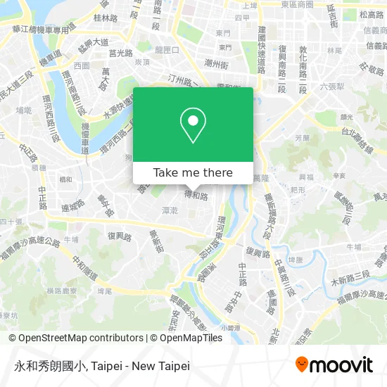 永和秀朗國小 map
