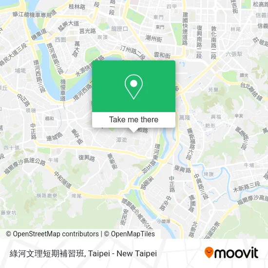 綠河文理短期補習班地圖