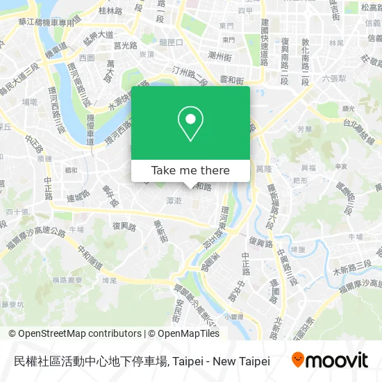 民權社區活動中心地下停車場 map