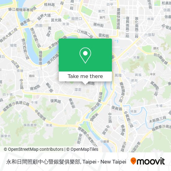 永和日間照顧中心暨銀髮俱樂部 map