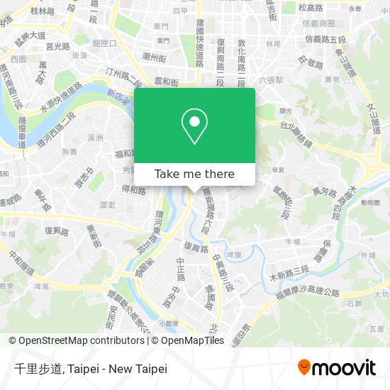 千里步道 map
