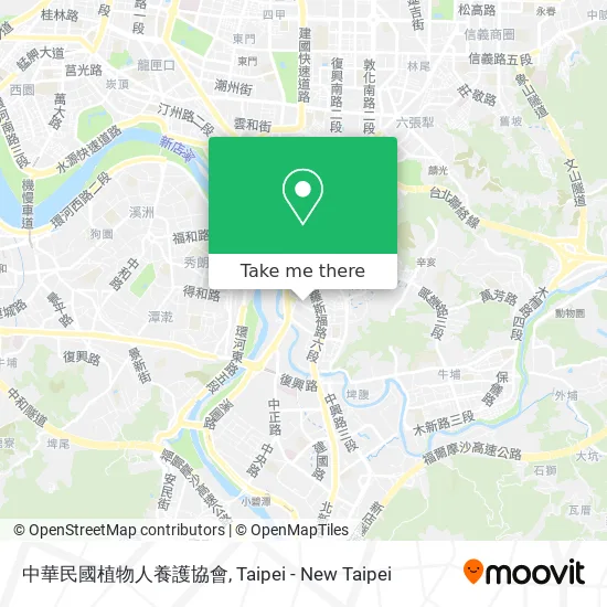 中華民國植物人養護協會地圖