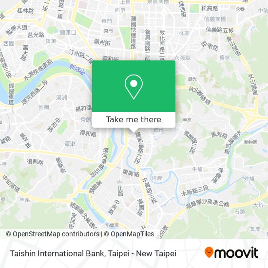 Taishin International Bank map