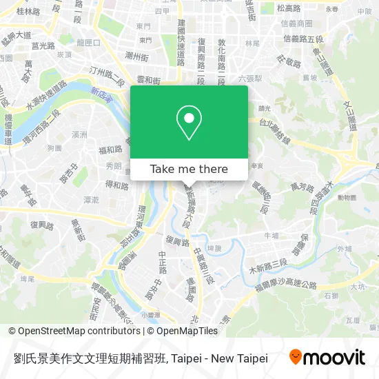 劉氏景美作文文理短期補習班 map