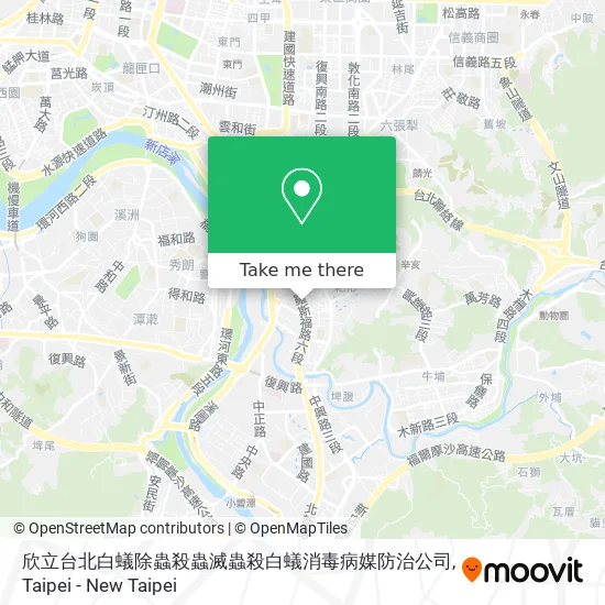 欣立台北白蟻除蟲殺蟲滅蟲殺白蟻消毒病媒防治公司 map