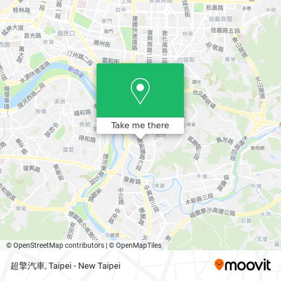 超擎汽車 map