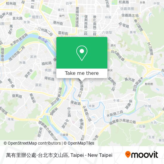 萬有里辦公處-台北市文山區 map