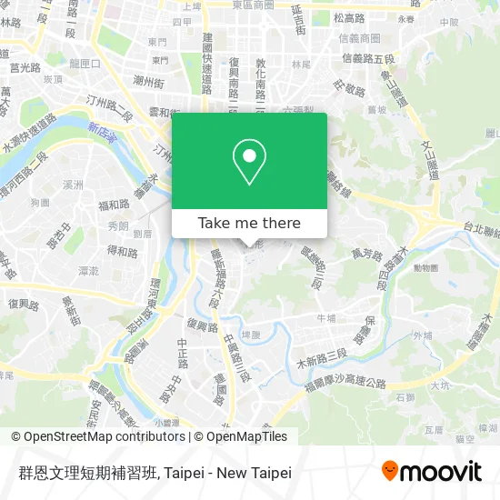 群恩文理短期補習班地圖