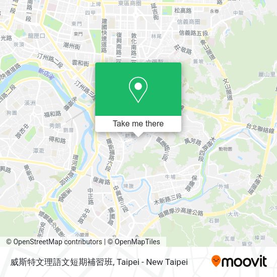 威斯特文理語文短期補習班地圖