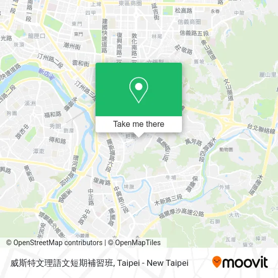 威斯特文理語文短期補習班 map