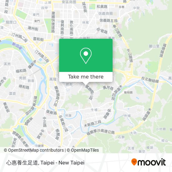 心惠養生足道 map