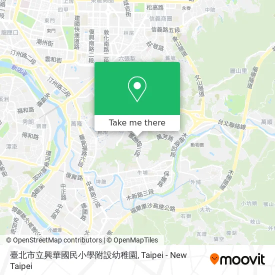 臺北市立興華國民小學附設幼稚園地圖