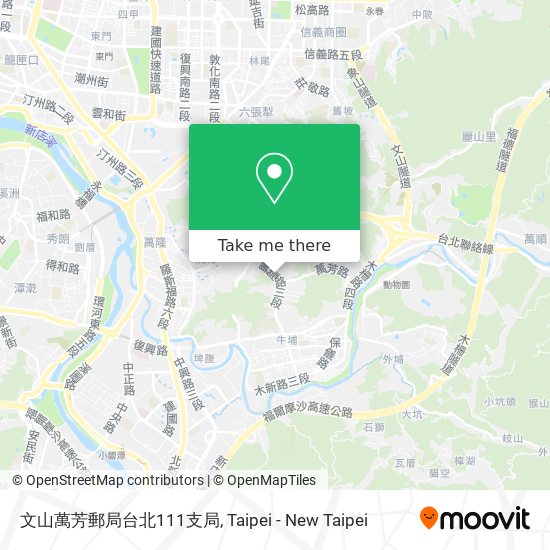 文山萬芳郵局台北111支局 map