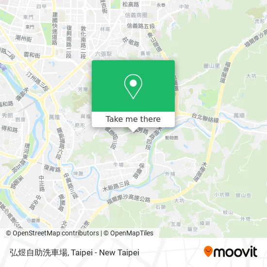 弘煜自助洗車場地圖