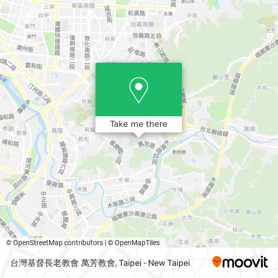 台灣基督長老教會 萬芳教會 map
