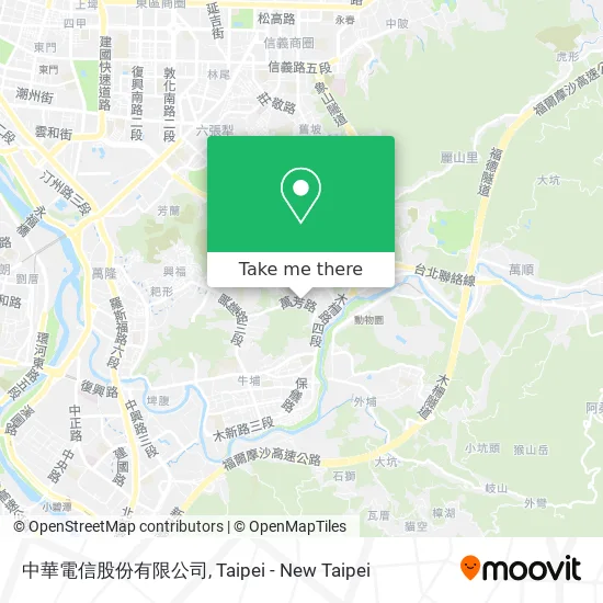 中華電信股份有限公司 map