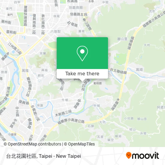台北花園社區 map