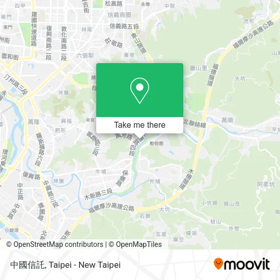 中國信託地圖