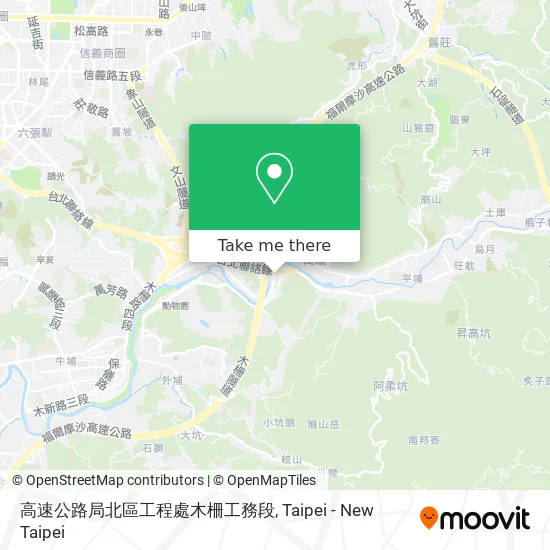 高速公路局北區工程處木柵工務段 map