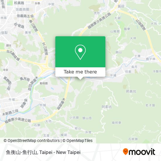鱼衡山-鱼行山 map