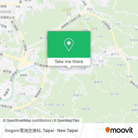Gogoro電池交換站 map