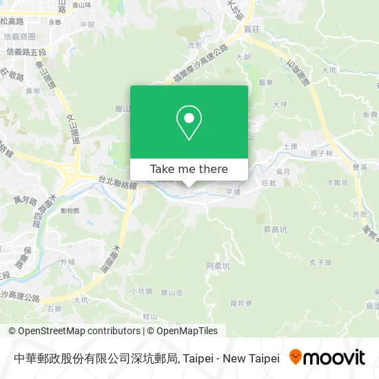 中華郵政股份有限公司深坑郵局 map