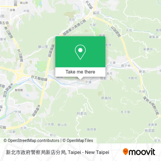 新北市政府警察局新店分局 map