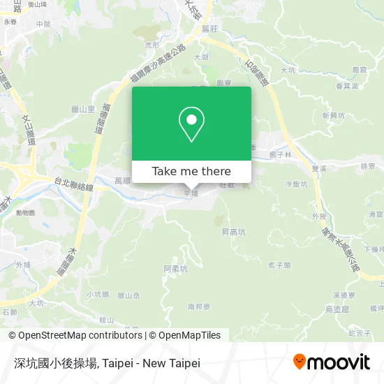 深坑國小後操場地圖