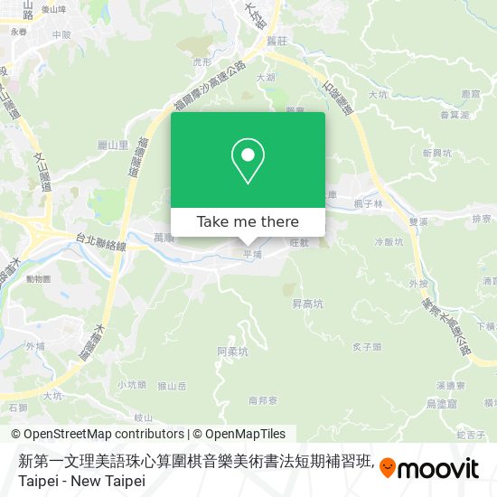 新第一文理美語珠心算圍棋音樂美術書法短期補習班 map