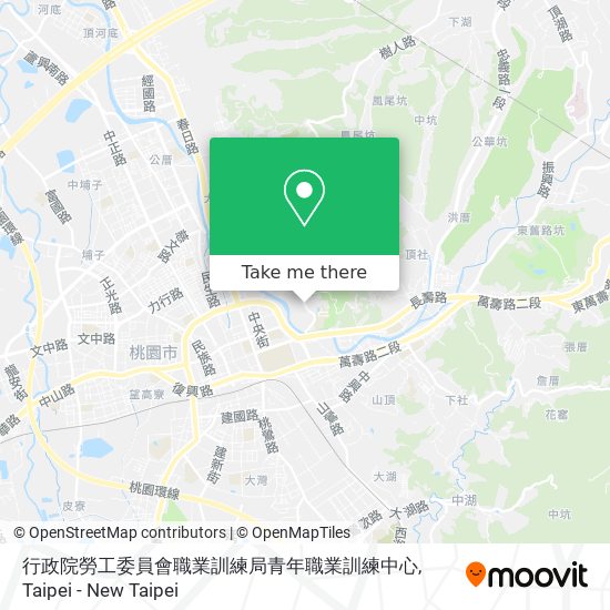 行政院勞工委員會職業訓練局青年職業訓練中心地圖