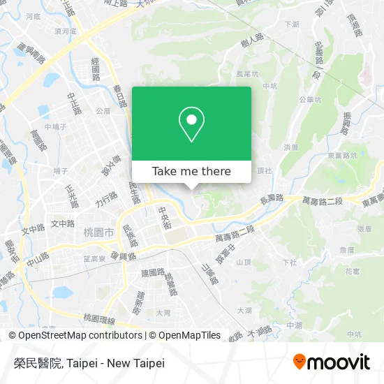 榮民醫院 map