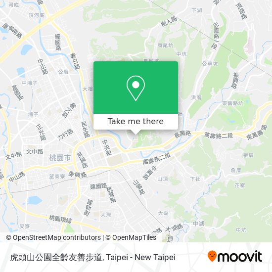 虎頭山公園全齡友善步道 map
