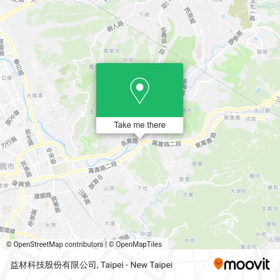 益材科技股份有限公司地圖