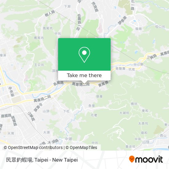民眾釣蝦場地圖