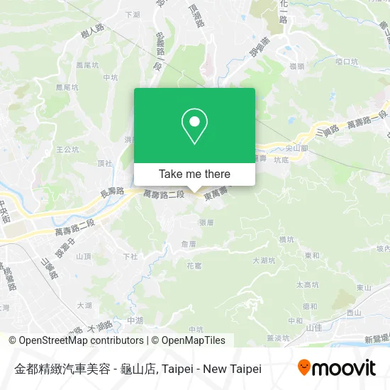 金都精緻汽車美容 - 龜山店地圖