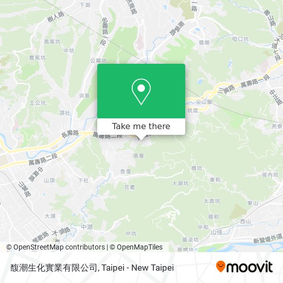 馥潮生化實業有限公司 map
