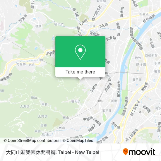 大同山新樂園休閒餐廳地圖