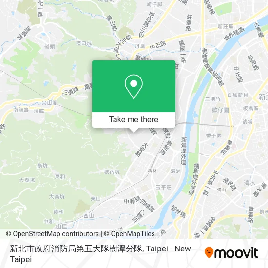 新北市政府消防局第五大隊樹潭分隊地圖