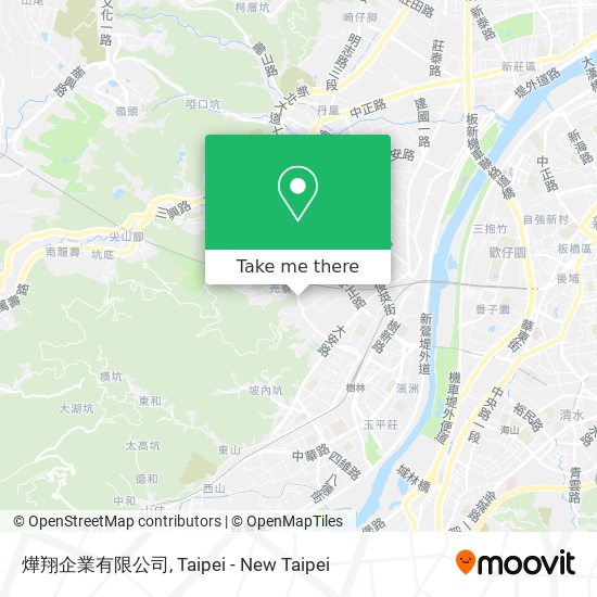 燁翔企業有限公司地圖