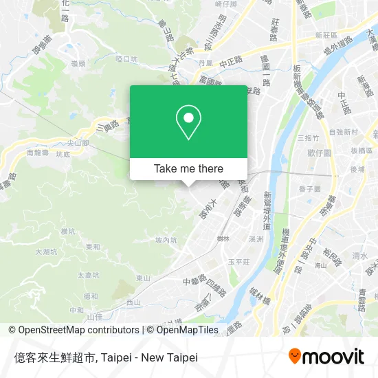 億客來生鮮超市地圖
