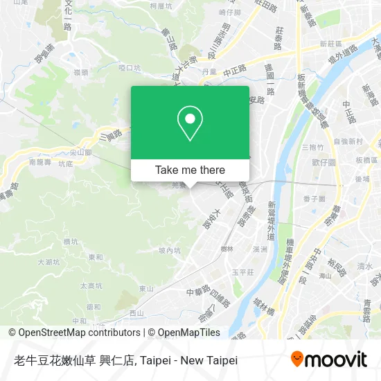 老牛豆花嫩仙草 興仁店 map